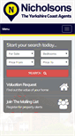 Mobile Screenshot of nicholsons.uk.com