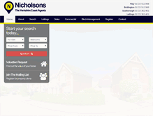 Tablet Screenshot of nicholsons.uk.com